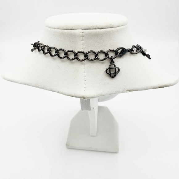 - Statement Necklace • Gunmetal w/ Gray Bling - Picture 7 of 8